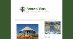Desktop Screenshot of fortressyurts.com